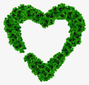 Heart Clover Png Love Saint Patrick Luck I - Clover In Heart #224093
