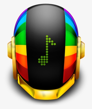 Download Png Ico Icns - Daft Punk Helmet Front #224336