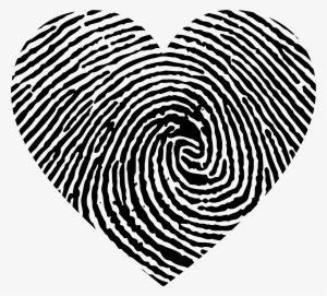 Png Freeuse Stock Fingerprint Drawing At Getdrawings - Fingerprint Heart #224938