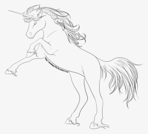 Unicorn Line Drawing At Getdrawings - Line Art #224939