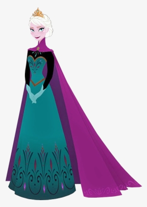 Clipart Resolution 500*639 - Elsa Coronation Dress #225650