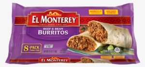 Beef & Bean Frozen Flour Burritos - Frozen Burritos #225851