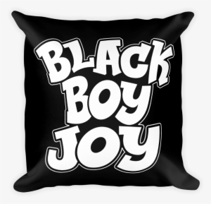 Chocolate Ancestor, Llc- Black Boy Joy Square Pillow - Cushion #225920