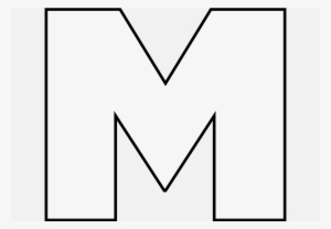 Black Letter M - Green And Blue Background #226478