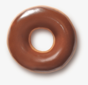 Dunkin Glazed Donut Pencil And In Color - Krispy Kreme Chocolate Doughnut #226615