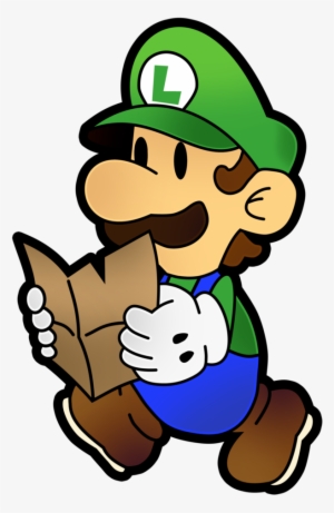 Paper Luigi Png Jpg Royalty Free Download - Paper Luigi The Thousand Year Door #226949
