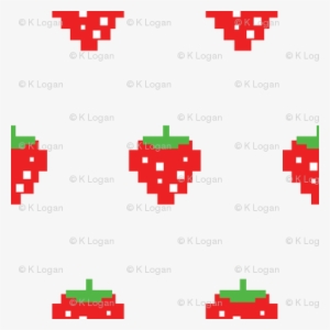 Pacman Retro Video Game Strawberreis On White - Video Game #227081