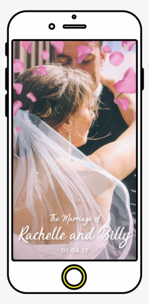 Wedding Snapchat Filter Rachelle - Wedding Snapchat Frames Png #227588