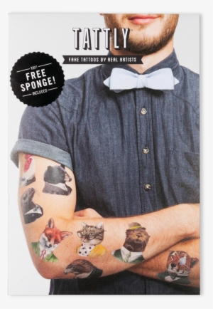 Animal Society Set - Tattly - Designy Temporary Tattoos The Animal Society #227773