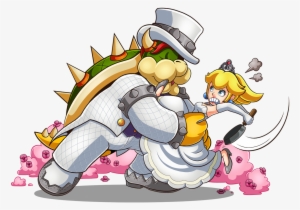 Kiss The Bride - Bowser And Princess Peach Kiss #227872