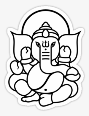 Simple Ganesha Drawing At Getdrawings - Ganesh Outline #227971
