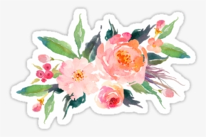 Picture Free Download Watercolor Flower Bouquet Sticker - Watercolor Floral Bouquet Png #228315