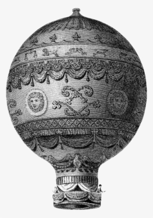Vintage Hot Air Balloon Png - Hot Air Balloon Old #228366