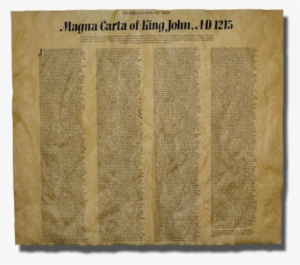 Magna Carta Of King James, Ad 1215 High Quality, Parchment - Poster #228632