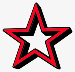 Yellow Star Clipart, Red Star Icon - Star Glasses Props #228889