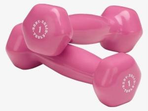 Body Solid Vinyl Dumbbells 1 Lb Pair (pink) #228911