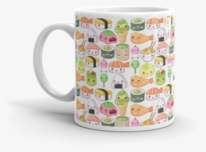Japanese Foods Mug, Colorful Mug, Kawaii Mug, Sushi - Mug #229887