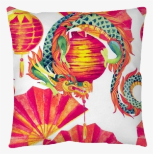 Chinese Dragon Watercolor Seamless Pattern - Arte Da Guerra - O Tratado Militar Mais Antigo Do Mundo #229974