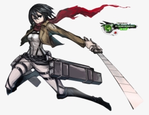 Mikasa Ackerman 43 Cool Wallpaper - Shingeki No Kyojin Mikasa Png #2200231