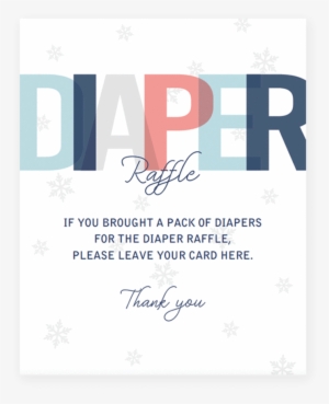 Blue Winter Baby Shower Sign For Diaper Raffle Tickets - Late Night Diaper Free Printable Sign Boy #2200399