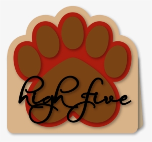 Bear Paw High Five Card - Circle #2200730