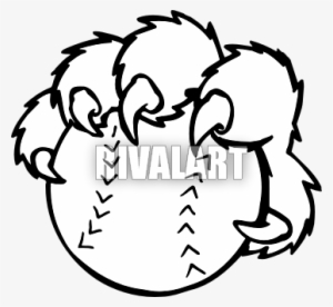 Black Bear Clipart Cougar Claw - Panther Paw #2200819