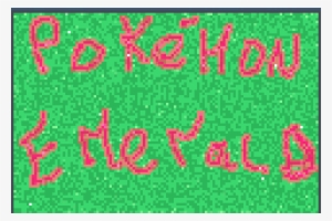 Pokemon Emerald Pixel Art - Poster #2200901