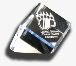 22 0103 Coast Guard Academy Bear Paw Logo Paperweight - Paperweight #2201011