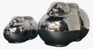 Mikasa Art Deco Chrome Bunnies - Art Deco #2201026