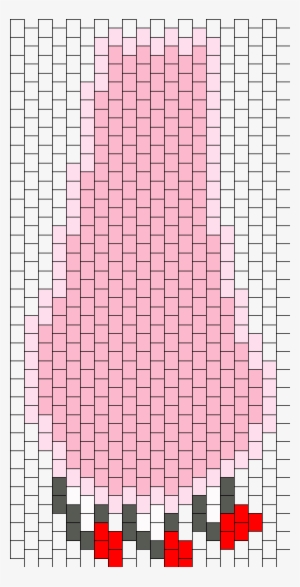 Gloomy Bear Paw Necklace Charm Bead Pattern - Tile #2201107