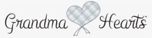Grandma Hearts - Love Grandma Text Png #2201386