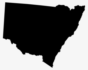 Flag Of New South Wales Map Drawing - Public Service Association Of Nsw #2202087