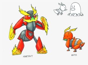 Drawn Ants Art - Fire Ant Pokemon #2203595