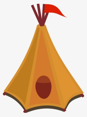 Teepee Vector Tee Pee - Tent Cartoon Png #2203760