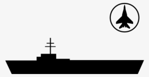 Aircraft Carrier Icon Png Black #2203761