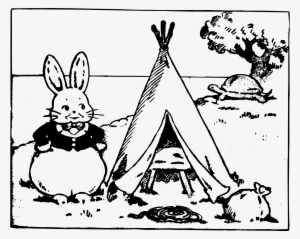 This Free Icons Png Design Of Rabbit And Tipi #2204057