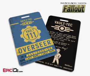 Overseer 'fallout' Cosplay Vault Id Badge [personalized] #2204350