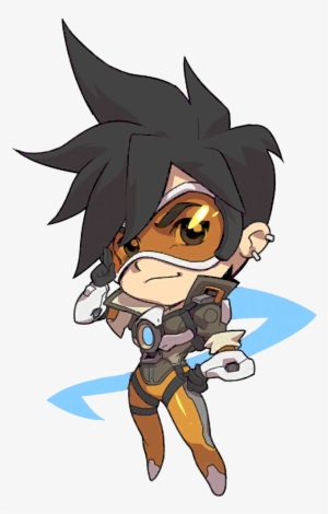 Clip Black And White Stock Image Tracer Cute Png Wiki - Overwatch Tracer Cute Spray #2204839