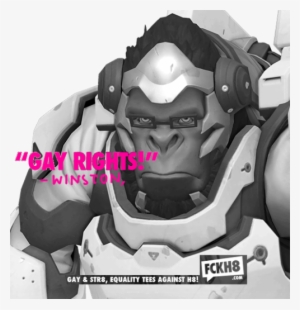 #overwatch #tracer #winston #um - Fckh8: Drop F-bombs For Feminism #2205105