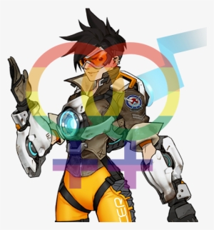 Lena Oxton/tracer Is A Lesbian - Overwatch Character Design #2205107