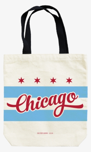 Chicago Flag Tote - Press On French Press Tote Bag #2206161