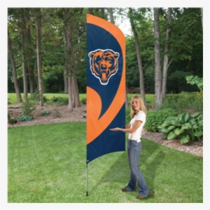 Chicago Bears Tall Team Flag - New England Patriots Flag Pennant #2206467
