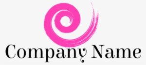 Pink Paint Swirl Logo - Graphic Design #2206857