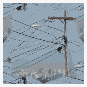 This Free Icons Png Design Of Power Lines City Skyline #2207633