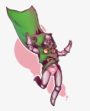 Chibi Doctor Doom Wearing His Tunic And A Diaper - Cartoon #2207809