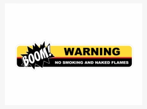 No Smoking And Naked Flames - Warning Crazy Chemist At Work Oval Sticker #2208023