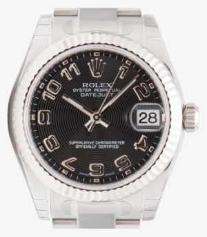 Rolex Lady Datejust 31mm Steel Black Concentric Circle #2208545