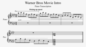 Warner Bros Movie Intro - Partition Piano Numb Linkin Park #2208696