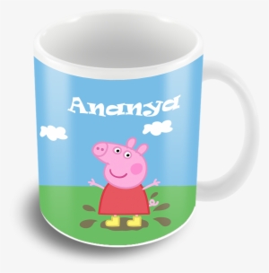 Funcart Peppa Pig Ceramic Coffee Mug - Peppa Pig Front Front #2209270