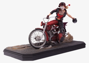 gotham city garage harley quinn deluxe statue